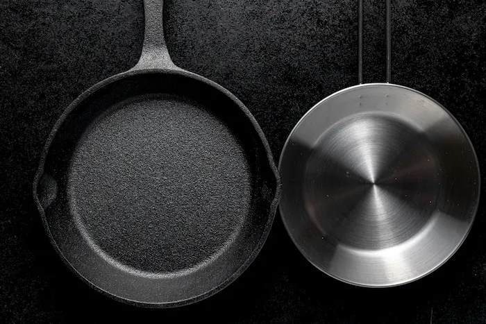 تفاوت ظروف استیل و گرانیت - difference between steel and granite dishes